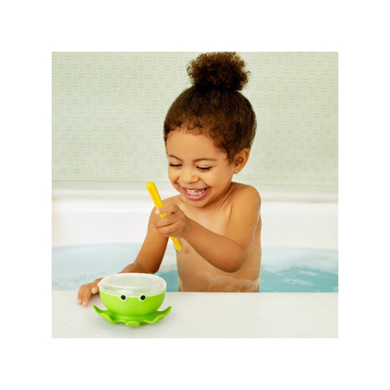Juguete de baño musical tambor pulpo 3 en 1